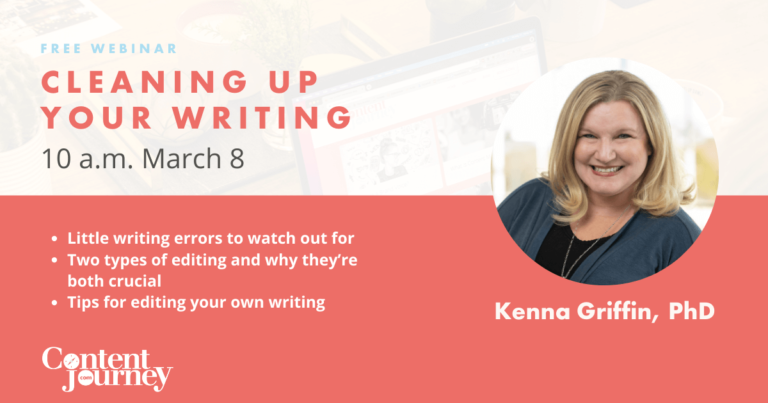 Webinar: Cleaning Up Your Writing